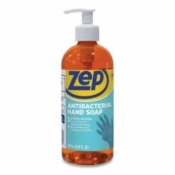 Hand Soaps And Hand Sanitizers Zep Antibacterial Hand Soap, Floral, 16.9 Oz., Pump Bottle, 12/Carton