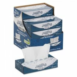 Toilet Paper And Tissues Angel Soft Ultra Facial Tissue, 2-Ply, White, 125 Sheets/Box, 10 Boxes/Carton